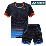 正品Yonex/尤尼克斯羽毛球服 男女款羽毛球运动短袖YY训练服套装