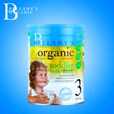 澳大利亚进口Bellamy贝拉米有机婴幼儿奶粉3段900g罐装保税区直邮