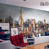 3D欧式复古怀旧墙纸油画个性影视背景墙壁纸艺术建筑抽象大型壁画