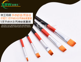 全新5支套装油画笔美术绘画用品平峰数字刷水粉彩画笔2