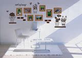 特大号EVA浮雕泡沫相框简约现代装饰组合墙贴 儿童房、客厅、书房