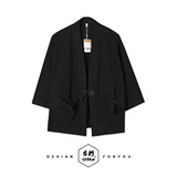 COKEIN 夏季新款原创日系和服文艺男装中国风宽松薄款开衫外套