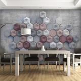 3d立体美式艺术个性无缝定制壁画咖啡店客厅沙发背景墙纸壁纸