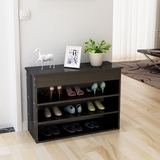 现代简约环保鞋柜鞋架门厅柜换鞋凳多层实木颗粒板玄关储物柜防尘
