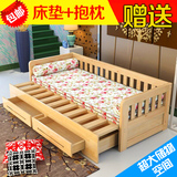 新款两用实木沙发床可折叠小户型1.8米1.5米多功能储物宜家双人床
