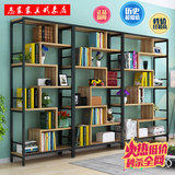 书架简易创意儿童学生办公收纳书柜组合钢木架落地置物架现代简约