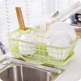 家居厨房用品收纳筐放碗盘架厨具沥水架储物盒实用小工具整理神器