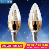 欧瑞照明LED节能护眼灯泡E14螺口超亮5W光源家用客厅水晶灯专用