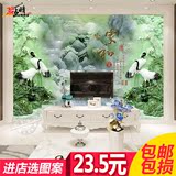 中式3d瓷砖背景墙 客厅沙发电视浮雕陶瓷背景墙砖 玉雕山水仙鹤
