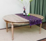 美式全实木餐桌欧式法式复古高档椭圆形餐桌可伸缩型现代宜家家具