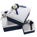 高档蝴蝶结礼花礼品盒礼物盒 纸盒喜糖盒糖果盒包装盒正方形单盒
