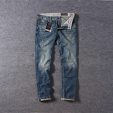 1808 scott&kelly男剪标款薄款面料做工不含糊拉链开襟修身牛仔裤