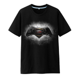 蝙蝠侠大战超人正义黎明电影周边 男女装学生纯棉短袖t恤夏潮衣服