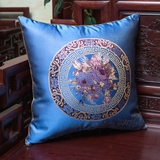 现代中式抱枕红木沙发靠垫套办公室古典腰枕 中国风椅子靠枕包邮