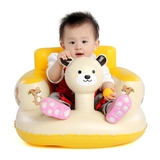 宝宝充气沙发婴儿加厚多功能学坐椅餐椅便携式安全靠背浴凳座椅垫