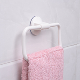 KM浴室强力吸盘毛巾架 厨房无痕免打孔置物架收纳挂架 单杆毛巾环