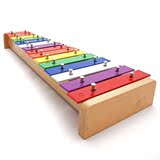 民族儿童礼物专业音准15音打击琴儿童乐器音乐玩具手敲琴木琴包邮