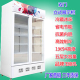 弘雪展示柜冷藏立式冰柜商用饮料饮品水果保鲜柜双门冷柜陈列柜