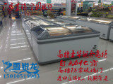 节能组合岛柜海鲜肉类冷冻柜超市食品展示柜水饺汤圆冷冻柜北京