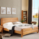 新中式实木床1.8米双人储物高箱床1.5米简约现代单人床宜家气压床