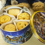 丹麦原装进口食品（Jacobsens）冬日村庄 曲奇饼干 零食小吃340g