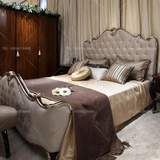 新古典现代公主床 欧式床1.8米双人床 法式床简约实木床婚床家具