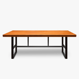 美式复古铁艺实木餐桌LOFT办公桌书桌咖啡厅奶茶店桌椅桌子会议桌