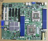 超微 X8DTL-I 1366双路工作站主板 支持E56系列 PCI-E显卡槽 现货