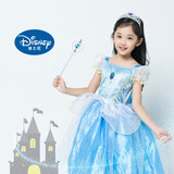 儿童服装迪士尼灰姑娘cos扮演童话公主裙幼儿化妆舞会女童演出服