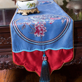 新中式桌旗桌布套装现代简约风格中国风高档床旗古典茶几桌垫包邮