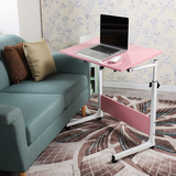 简易笔记本电脑桌懒人台式家用可折叠移动升降床沙发边学习小桌子
