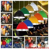 吊灯灯罩简约吊灯单头工业风艺术装饰个性小吊灯餐厅彩色灯罩
