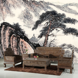 林忆轩 鸡翅木沙发组合新中式现代红木锦上添花客厅仿古整装家具
