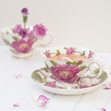 苏与  SOYOU 风与蔷薇新骨瓷欧式咖啡杯英式陶瓷杯碟下午茶母亲节