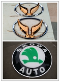 汽车标志4S店三维汽车标志制作不锈钢LOGO汽车标志电镀铬发光车标
