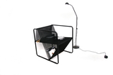简约现代客厅餐厅卧室金属休闲椅创意办公椅 设计师椅子 咖啡厅椅