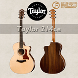 【福音琴行】Taylor泰勒214ce墨西哥产面单电箱民谣吉他
