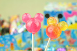 日本固力果glico/格力高迪士尼米奇头水果棒棒糖卡通头型宝宝最爱