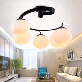 现代简约圆球球LED吸顶灯餐厅灯吊灯温馨卧室灯客厅灯个性创意灯