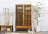 老榆木衣柜 简约现代实木衣橱卧室中式家具整装大容量衣橱储物柜