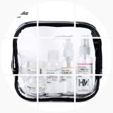 旅行女化妆包防水套装 加厚大号洗漱包透明便携 附带 塑料分装瓶