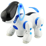 益智电动机械狗电动音乐婴儿玩具电子宠物机器狗万向会叫狗步行