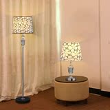 钜目LED卧室床头水晶台灯现代简约客厅落地灯创意欧式艺术装饰