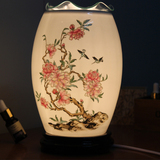 创意家居陶瓷礼品复古中国风香薰台灯调光插电香薰灯炉