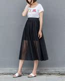 乐町2016夏装新款韩版时尚甜美修身一字领针织连衣裙C1FA6261489
