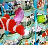 夏季美陈 百货商场购物中心开业中庭装饰中空吊饰热带海洋鱼布置