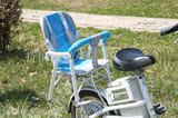 新款儿童座椅电动车后置 自行车后置儿童安全座椅 可折叠轻便包邮