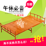 竹制床躺床折叠午休午睡床童床简易床单人床双人床竹床1.2米1米