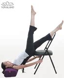 正品优卡莲瑜伽椅子 专业艾扬格健身瑜伽折叠铁椅 瑜伽辅助工具