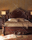 欧式经典法式宫廷实木床美克美家复古雕花双人床新古典卧室家具